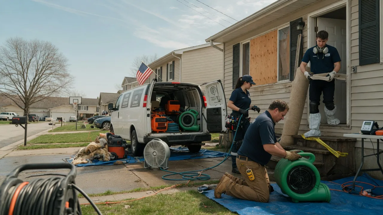 Water Damage Restoration in Victoria, IL near me